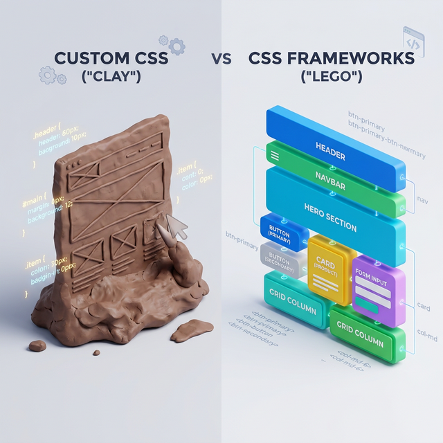 Лего против глины: концепция использования готовых UI компонентов